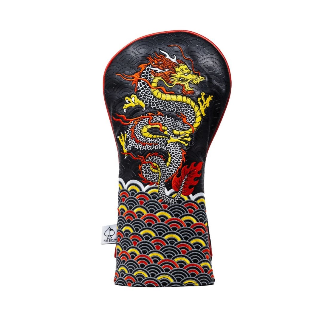 Driver Headcover i Drage Design fra Pins And Aces