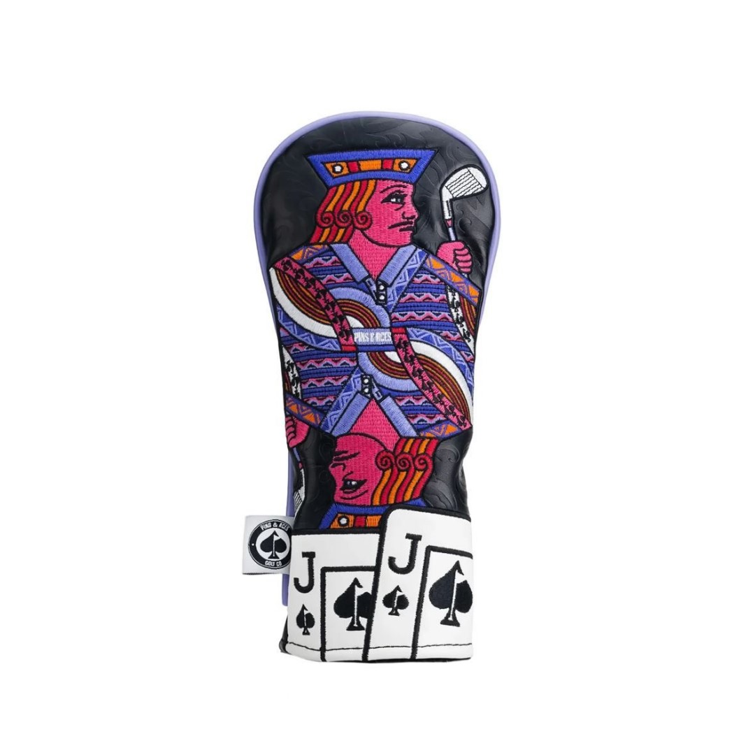 Hybrid Headcover Jack Of Spades fra Pins And Aces