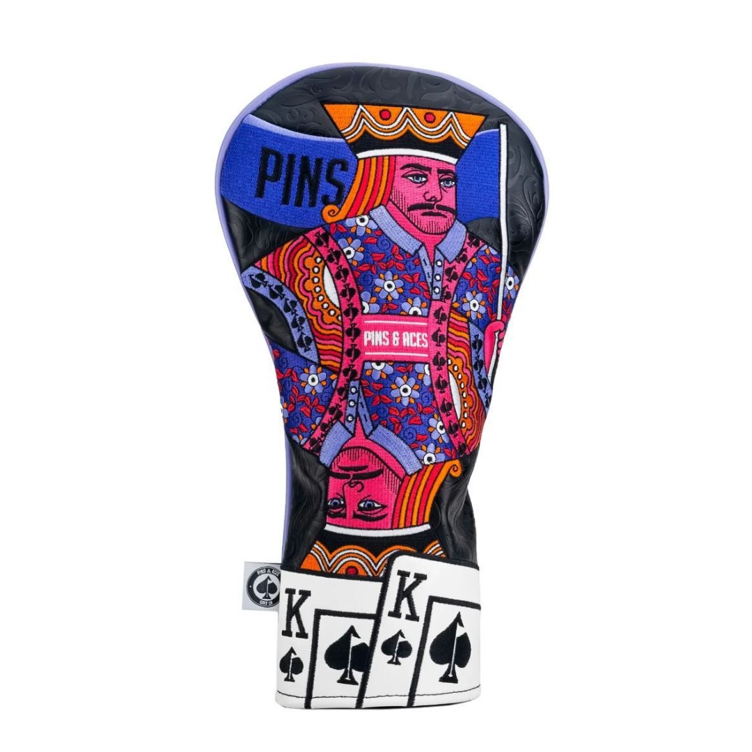 Driver Headcover King Of Spades fra Pins And Aces