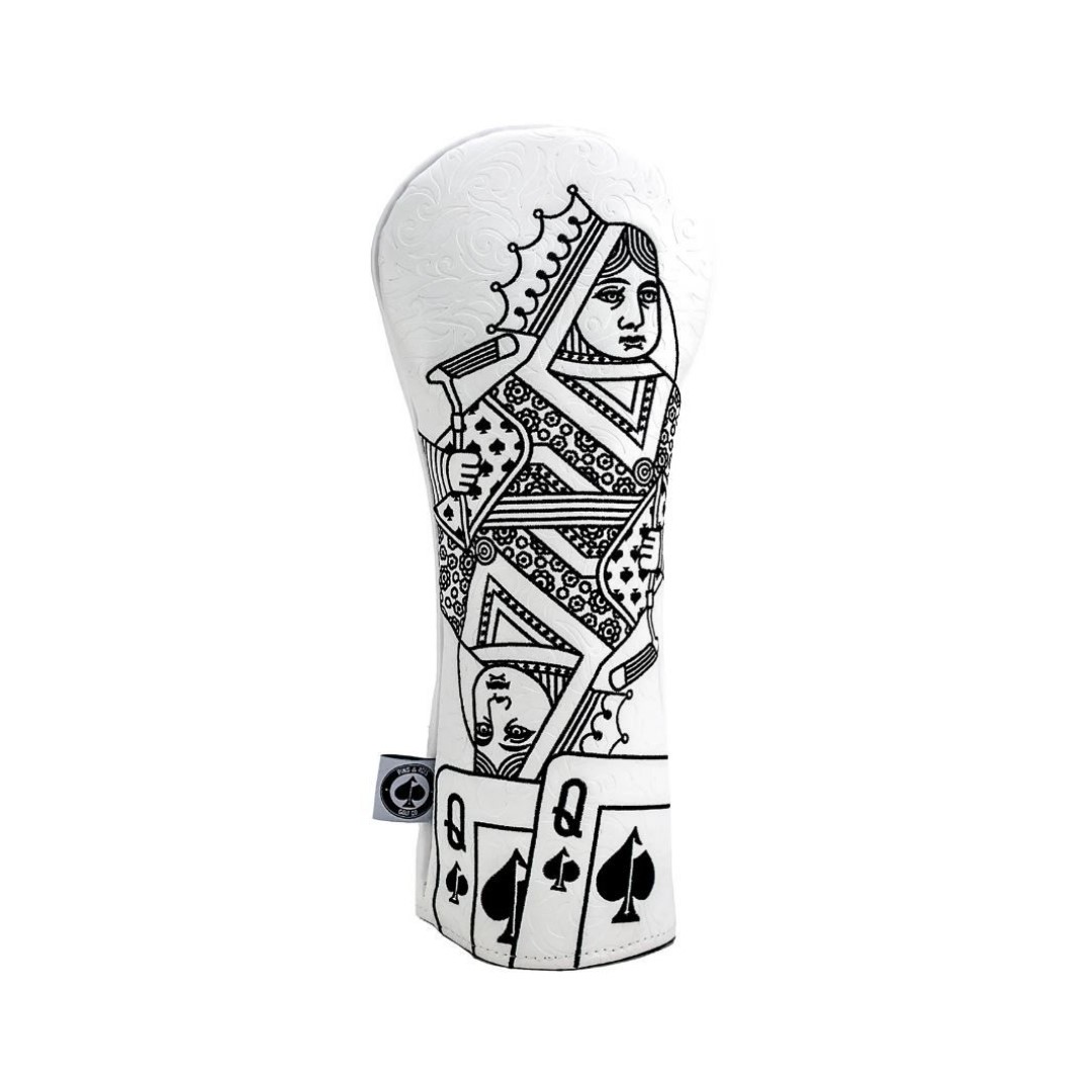 Fairway Headcover White Out - Dronning Af Spar fra Pins And Aces