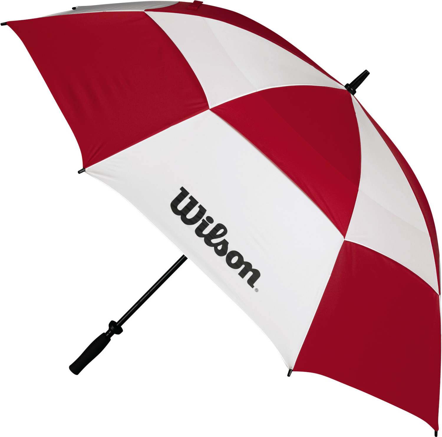 Dobbelt Canopy 62" Paraply - Hvid/Rød fra Wilson Staff