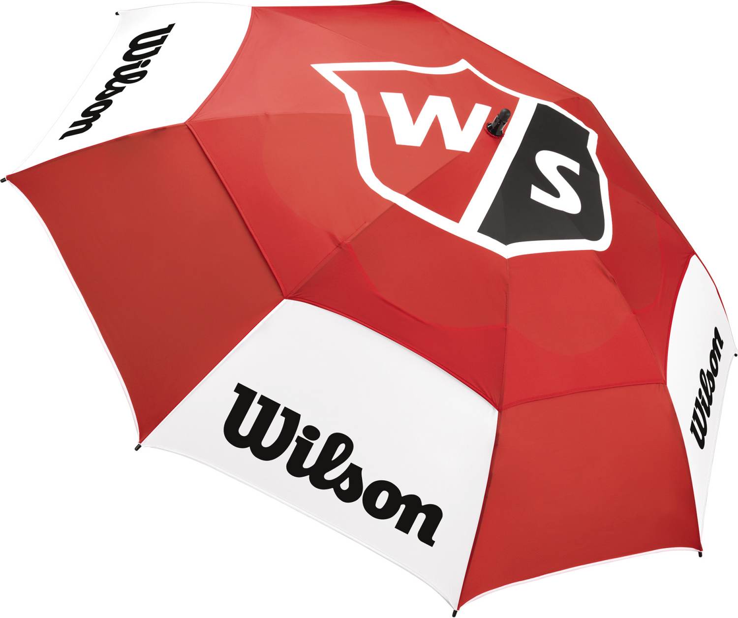 Wilson Tour 62" Paraply - Rød/Hvid til Golfspillere
