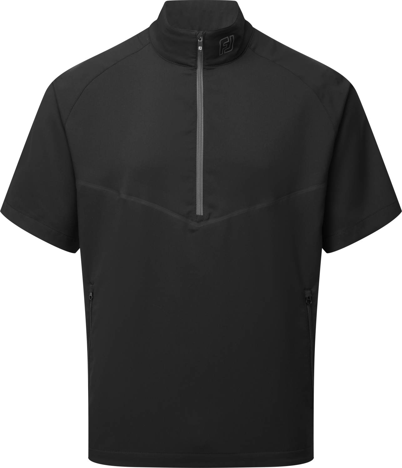 Half Zip Zephyr Ss Herre Jakke   Black   Str. L fra Footjoy