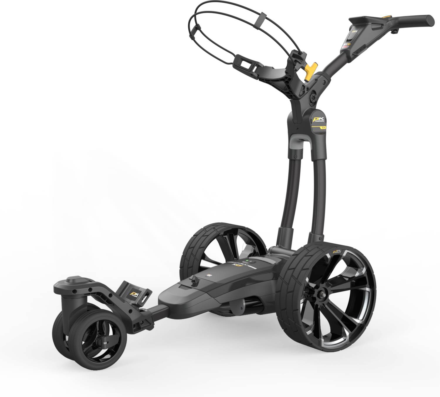 Rx10 Gps Elektrisk Golfvogn   Black   299wh, 29.6v (36 Huller) fra Powakaddy