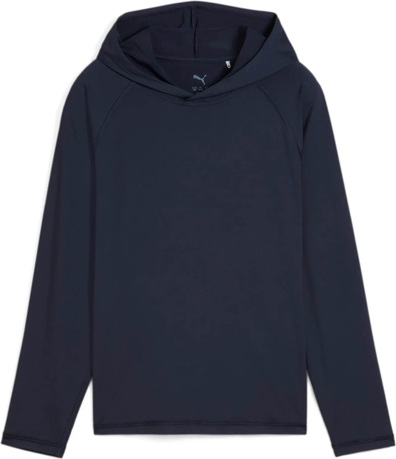You V Hoodie Drenge Pullover   Deep Navy   Str. 128 Cm fra Puma