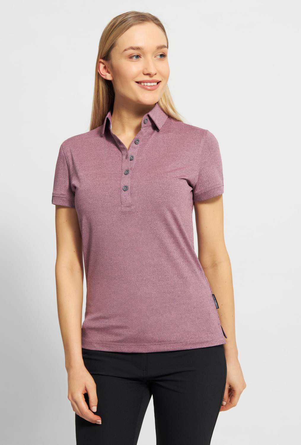 Barbara Dame Poloshirt   Rose Gold   Str. X fra What Bunkers