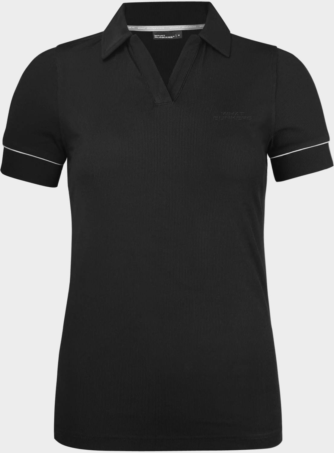 Britney Dame Poloshirt   Black   Str. X fra What Bunkers