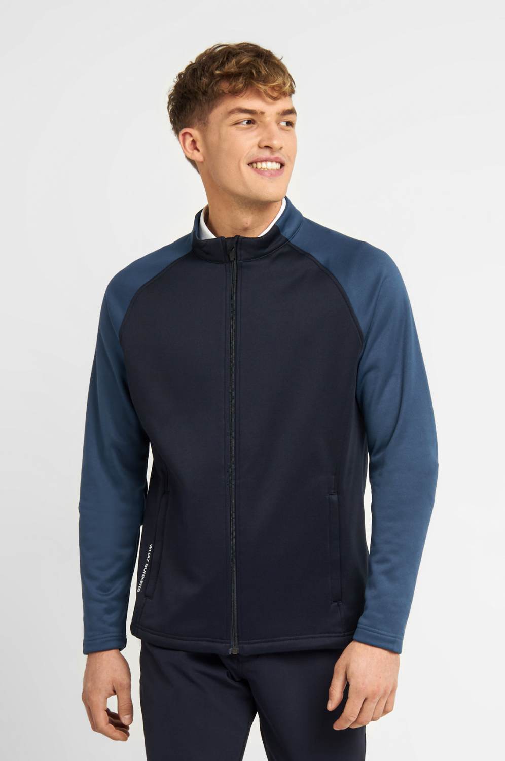 Curtis Herre Cardigan   Navy Blue   Str. X fra What Bunkers