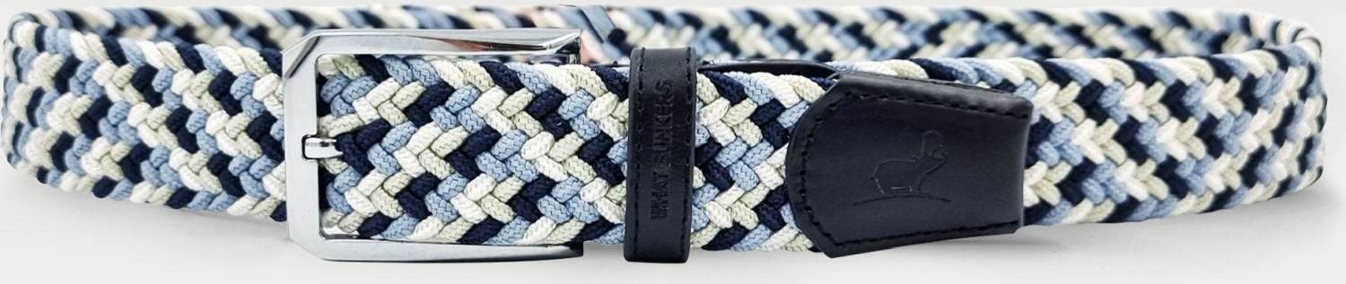 Elastisk Herre Bælte   Blue   Str. 34" 36" fra What Bunkers