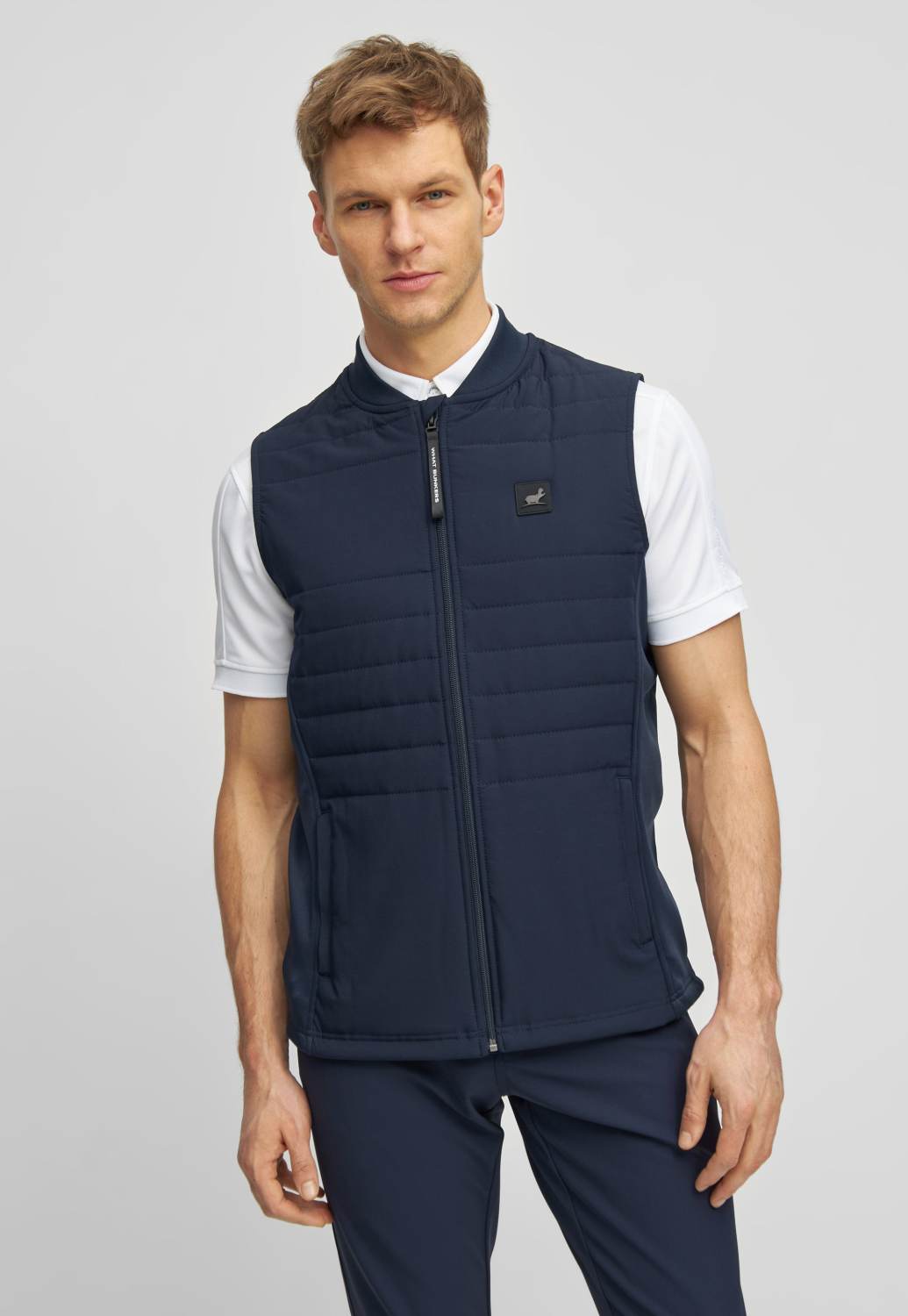 Eric Herre Vest   Navy   Str. X fra What Bunkers