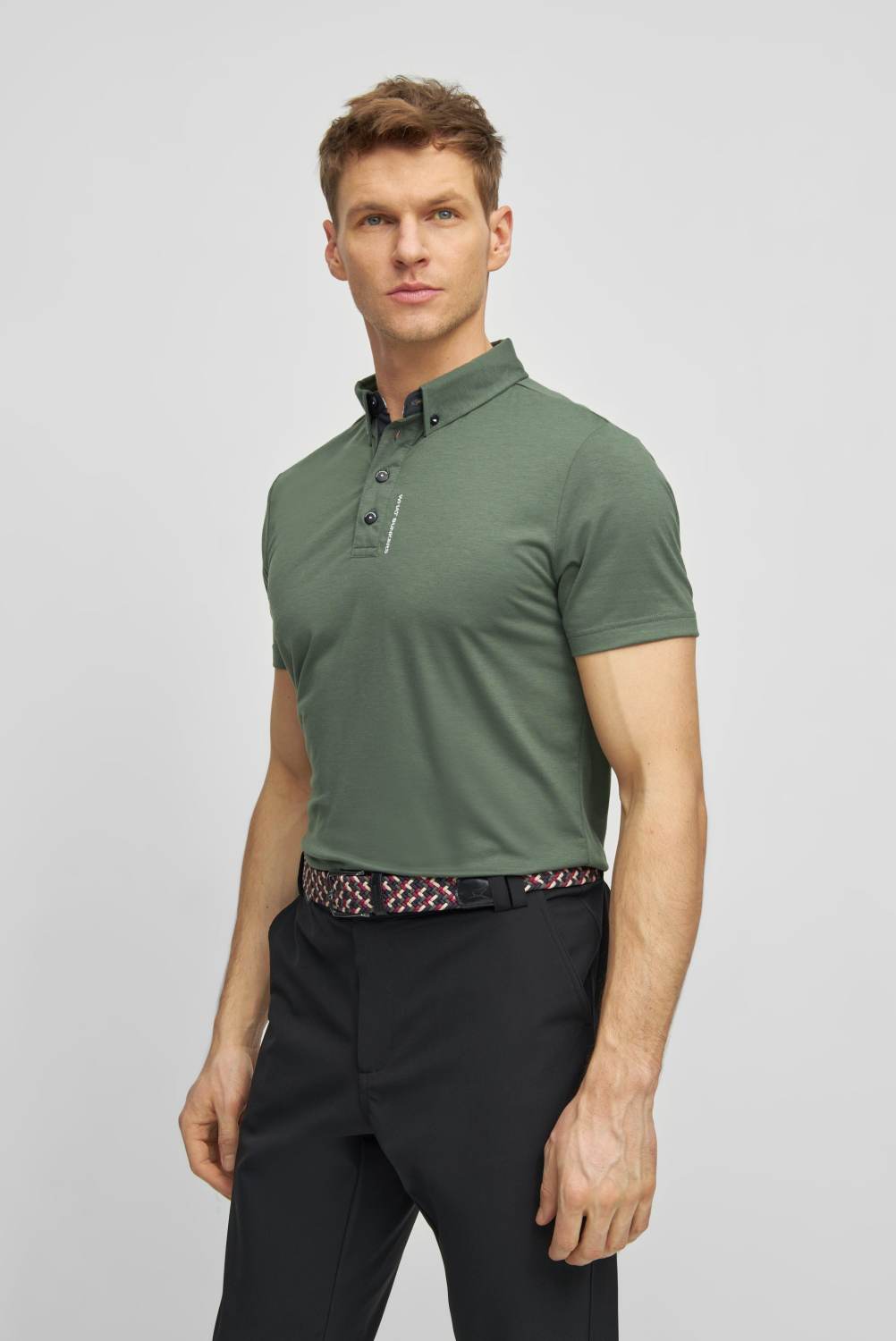 Franklin Herre Poloshirt   Green   Str. X fra What Bunkers