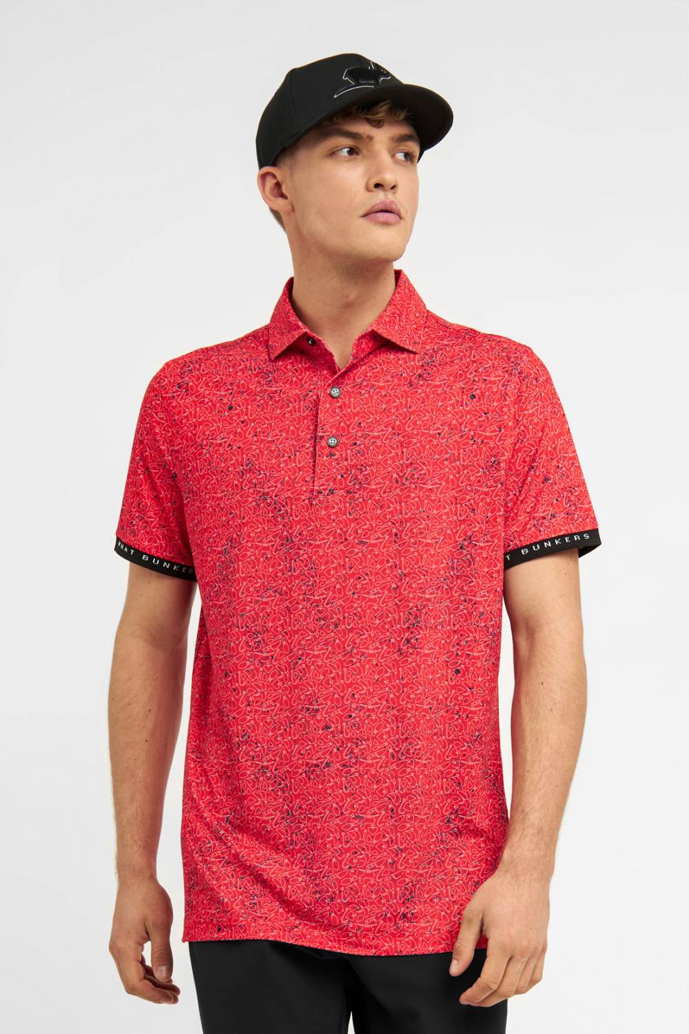 Jacob Herre Poloshirt   Red   Str. X fra What Bunkers