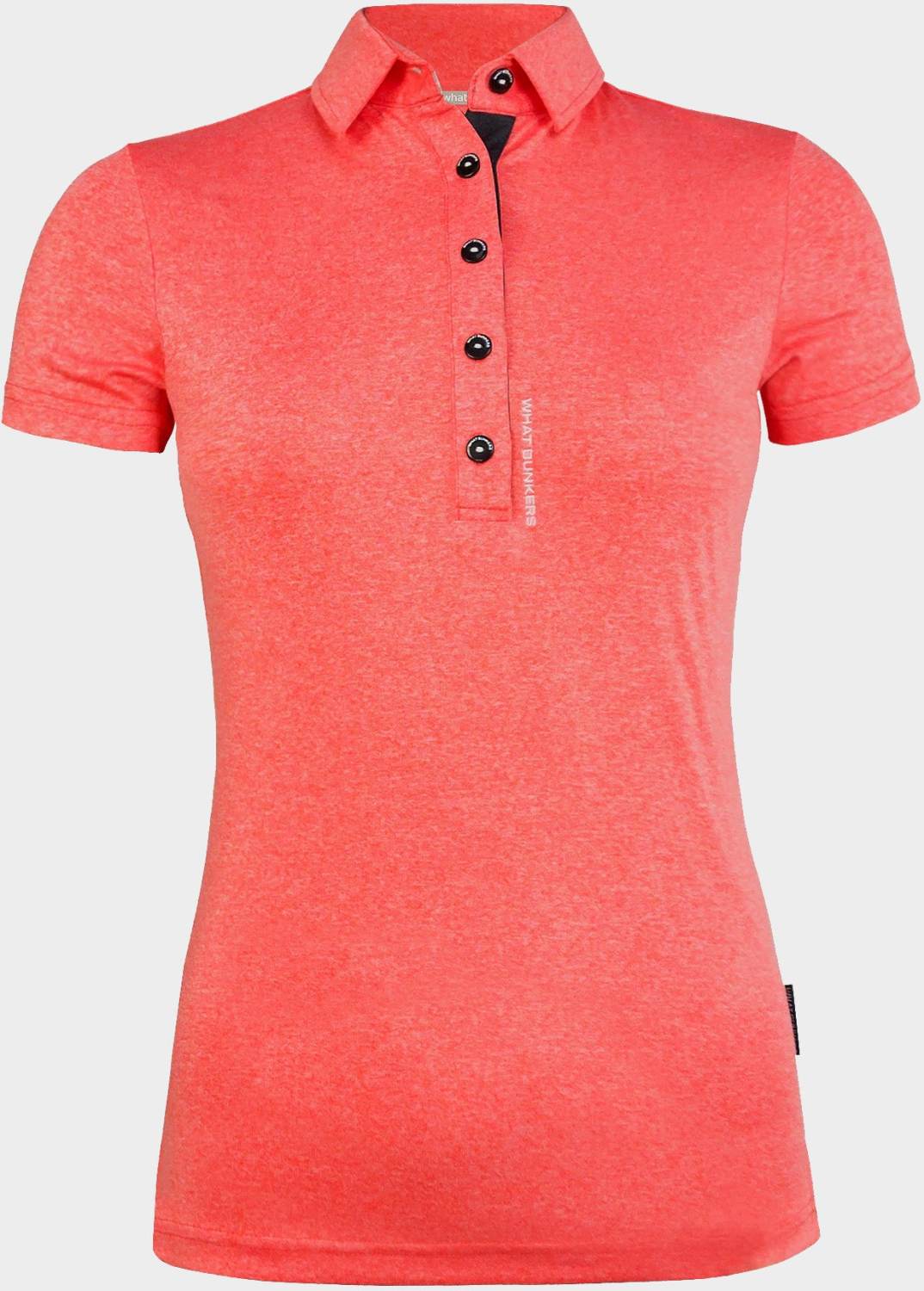 Jane Dame Poloshirt   Red   Str. X fra What Bunkers