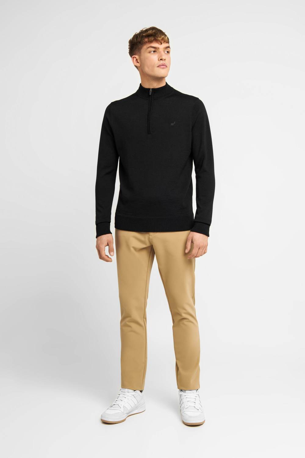 Winston Herre Pullover   Black   Str. X fra What Bunkers