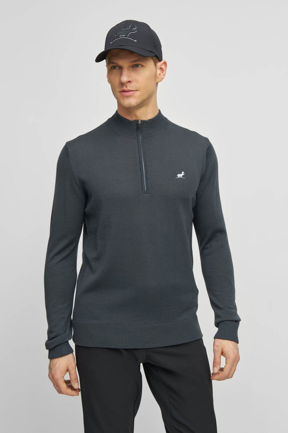Winston Herre Pullover   Grey   Str. X fra What Bunkers