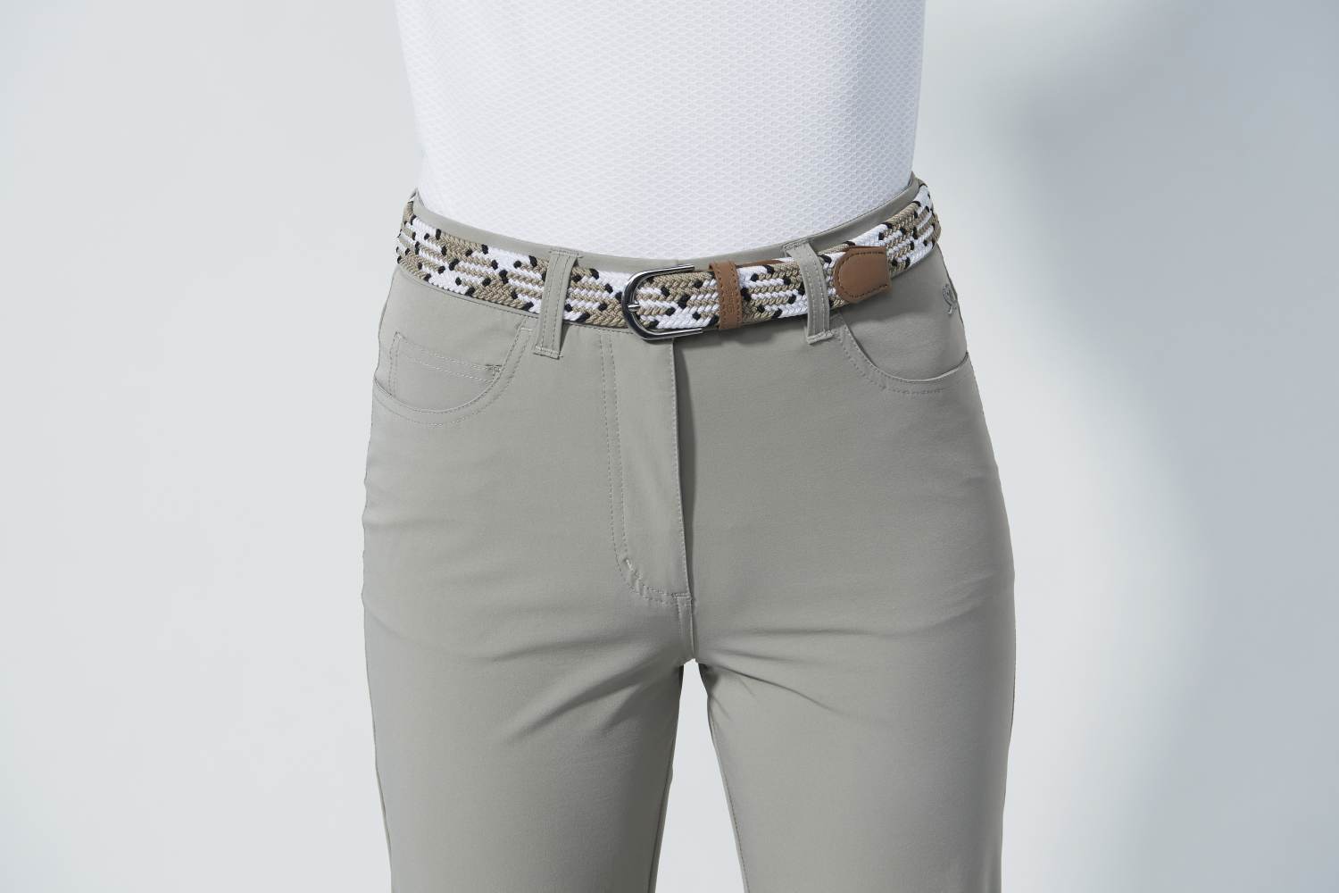 Giselle Argyle Dame Bælte   Taupe   Str. Onesize fra Daily Sports