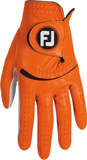 Spectrum Læder Dame Golfhandske   Orange   Venstre   Str. L fra Footjoy