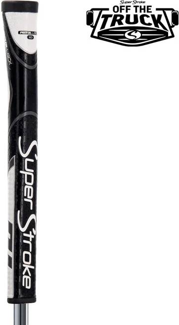 Zenergy Pistol Lock Putte Grip   Sort Hvid   Str. 2.0 fra Superstroke