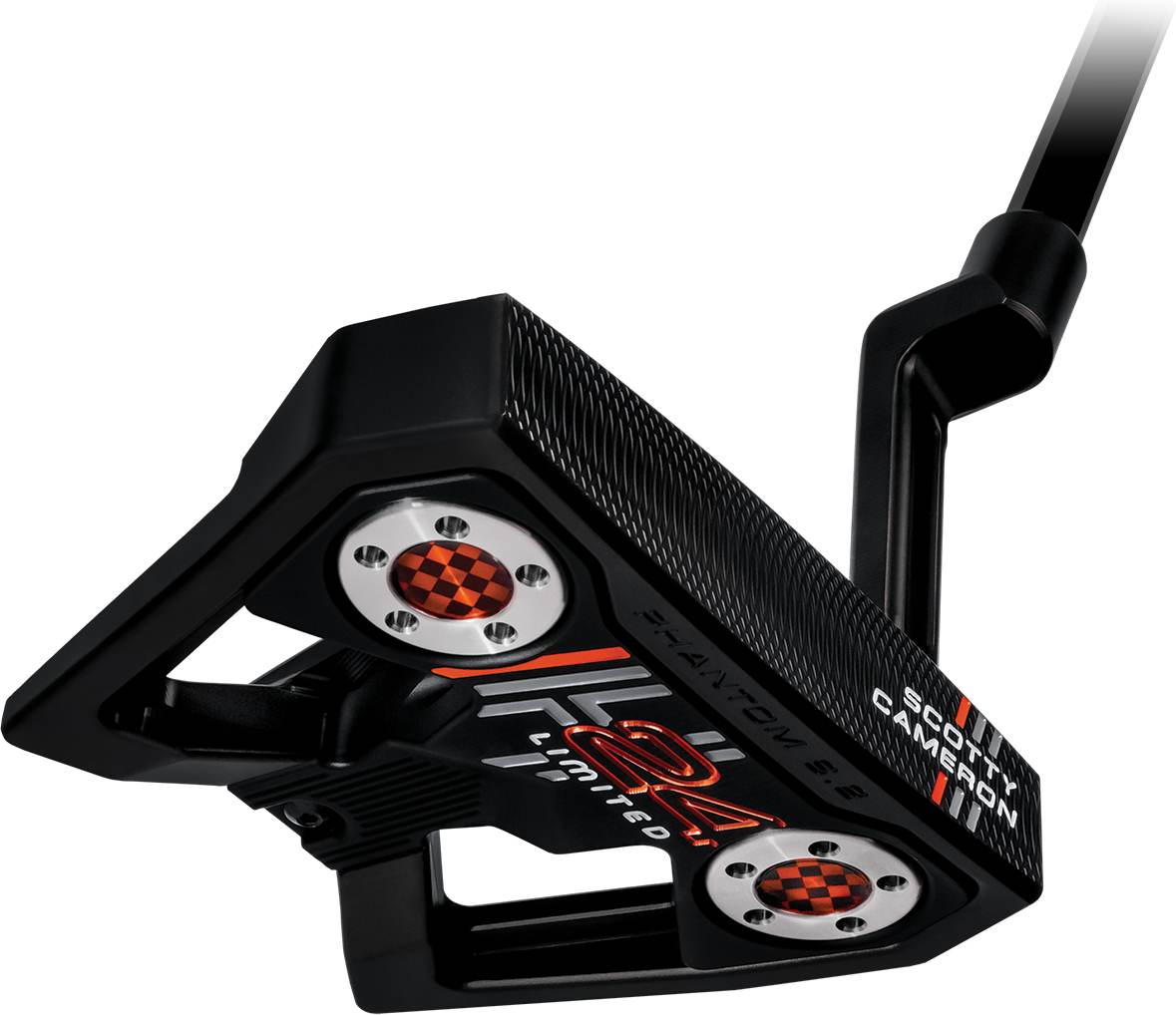 Ltd Phantom 9.2 H24 (2024) Plumber Neck Putter   Sort   Højre   Str. 34.5"     Full Contact Slim (2025) Standard Sort Rød fra Scotty Cameron