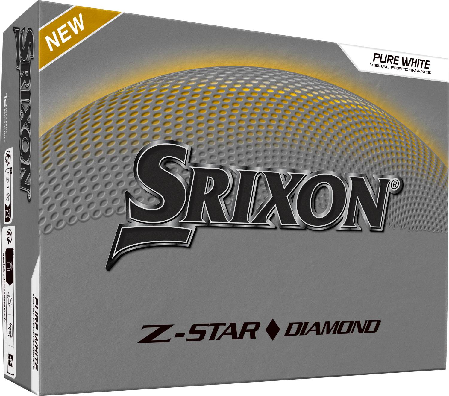 Z Star Diamond (2025) Herre Golfbolde   Pure White fra Srixon