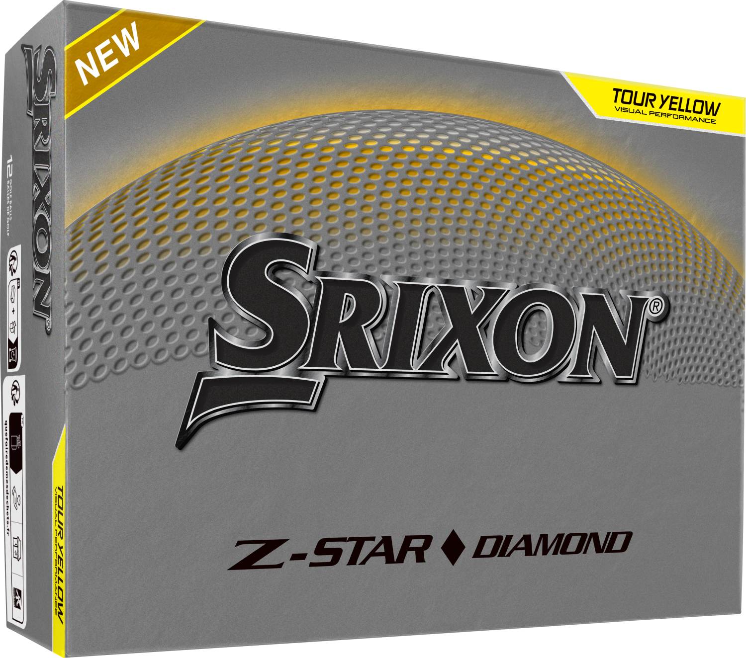 Z Star Diamond (2025) Herre Golfbolde   Tour Yellow fra Srixon