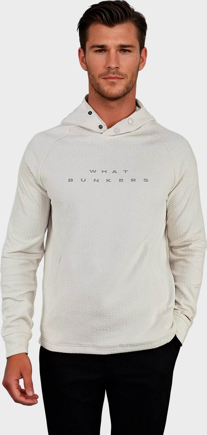 Cameron Camden Hoodie Herre Pullover   Beige   Str. X fra What Bunkers